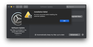 macOS updates with MDM