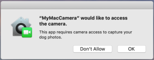 Built-in camera not working Mac
