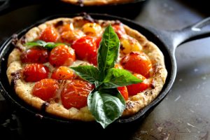 Caprese Tomato Pie