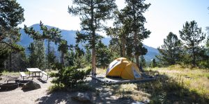 Rockies camping