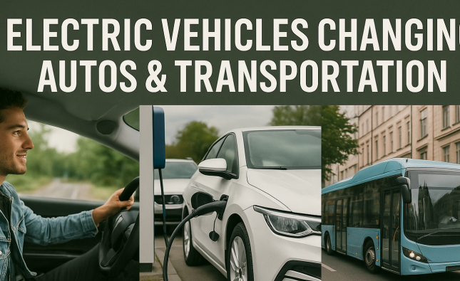 Electric Vehicles Changing Autos & Transportation