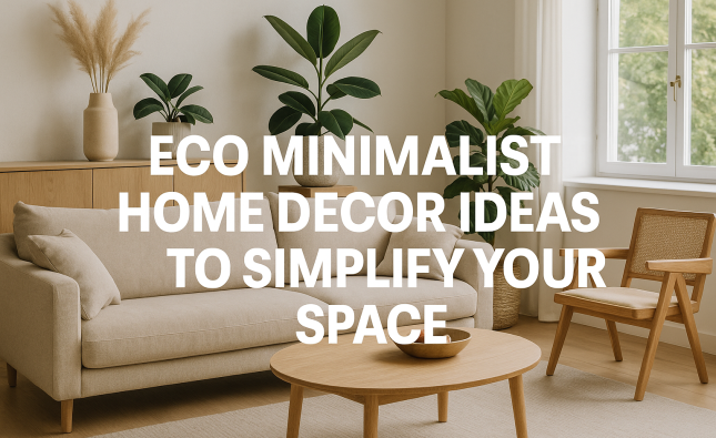 Eco Minimalist Home Decor Ideas to Simplify Your Space
