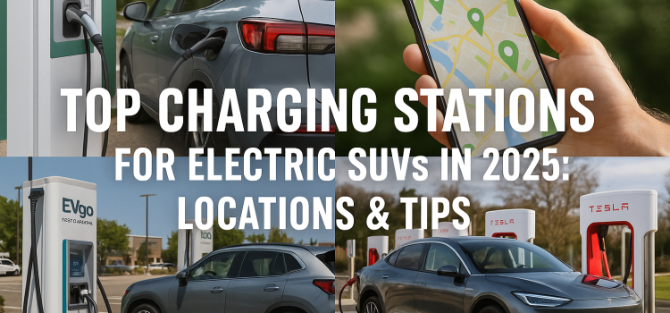 Top Charging Stations for Electric SUVs in 2025