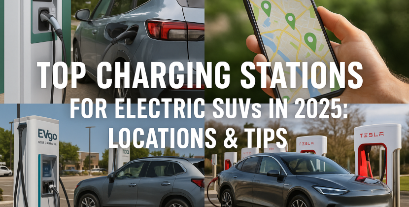 Top Charging Stations for Electric SUVs in 2025