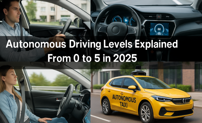 Autonomous Driving Levels Explained: From 0 to 5 in 2025