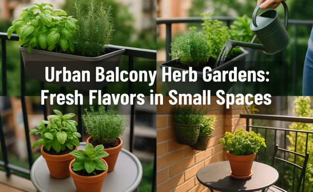 Urban Balcony Herb Gardens: Fresh Flavors in Small Spaces