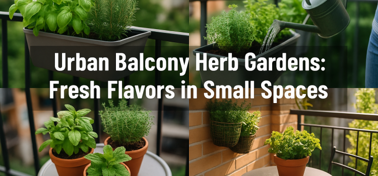 Urban Balcony Herb Gardens: Fresh Flavors in Small Spaces