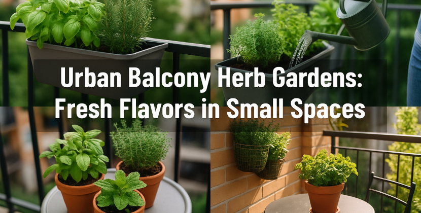 Urban Balcony Herb Gardens: Fresh Flavors in Small Spaces