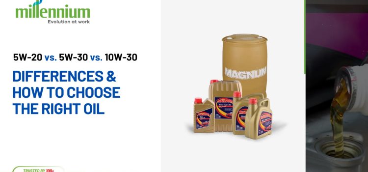 Engine Oil Guide: 5W-20, 5W-30, and 10W-30 Compared