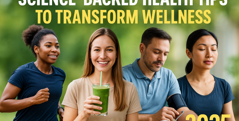 Science-Backed Health Tips to Transform Wellness 2025