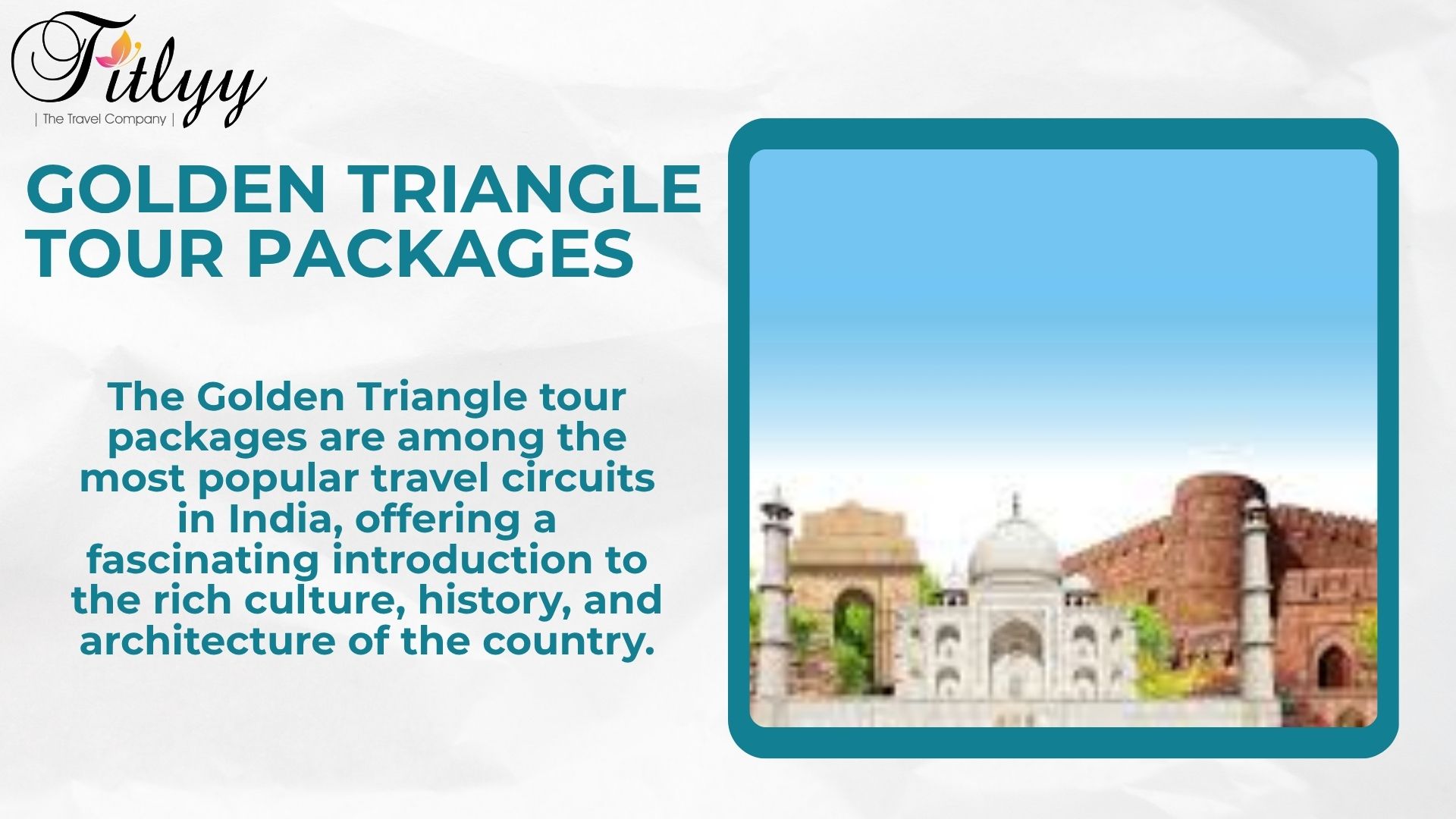 Explore India’s Heritage with Golden Triangle Tour Packages