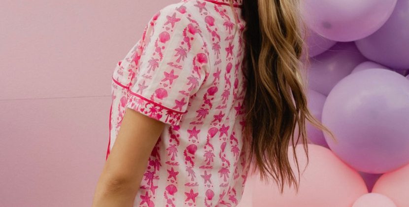 Pink Palm Puff Pajamas: The Perfect Blend of Comfort, Style