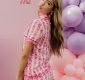 Pink Palm Puff Pajamas
