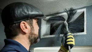 Dryer vent cleaning